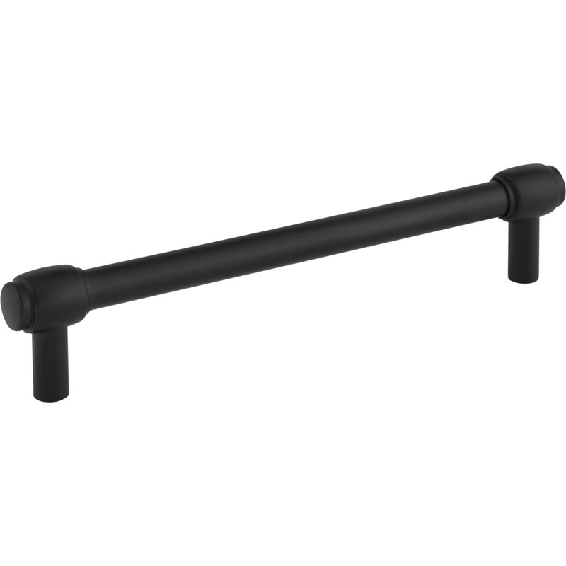160 Mm Center-To-Center Matte Black Hayworth Cabinet Bar Pull, Matte Black