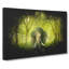 Marvellous Elephant in a Green Forest - Wrapped Canvas-56637267