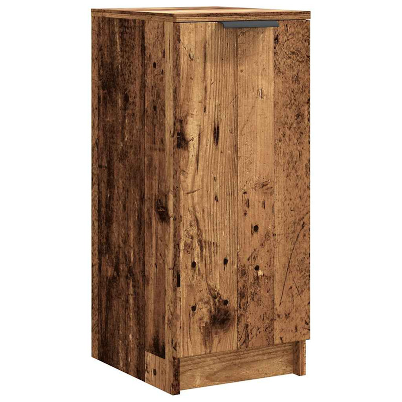4 Pair Shoe Storage, Old Wood