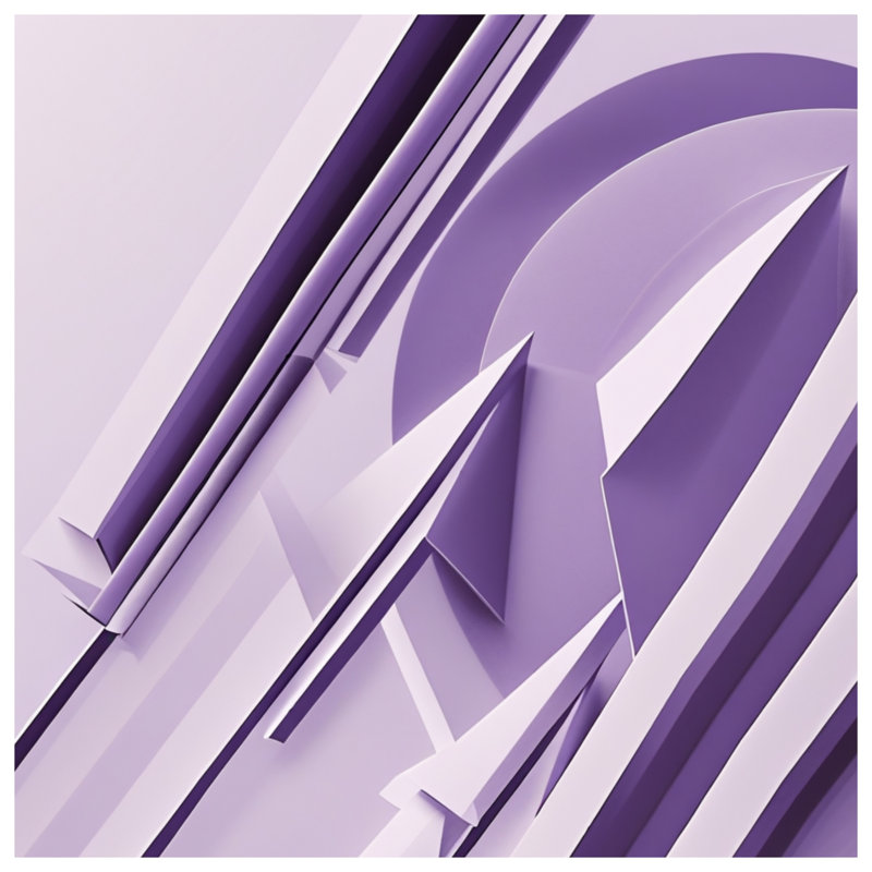 Purple Geometric Shapes Blankets, 50in W x 60in H