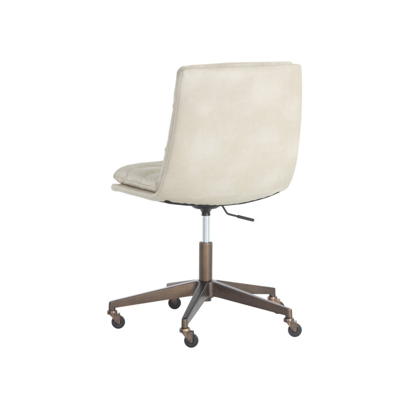 Gwenan Swivel Side Chair, Cream