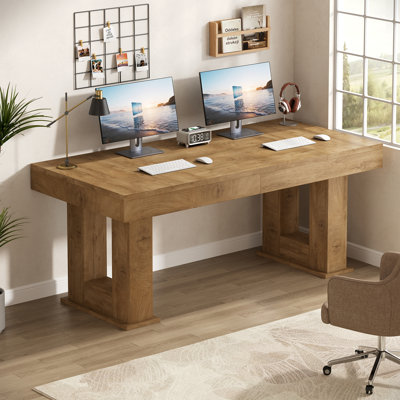 63 Inch Executive Desk, Large Computer Desk