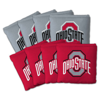 YouTheFan NCAA Ohio State Buckeyes Cornhole Bags 8pk