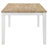 Prager Brown and White Rectangular Dining Table