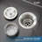 33" Handmade Undermount Single Bowl Stainless Steel Kitchen Sink with Basket Strainer