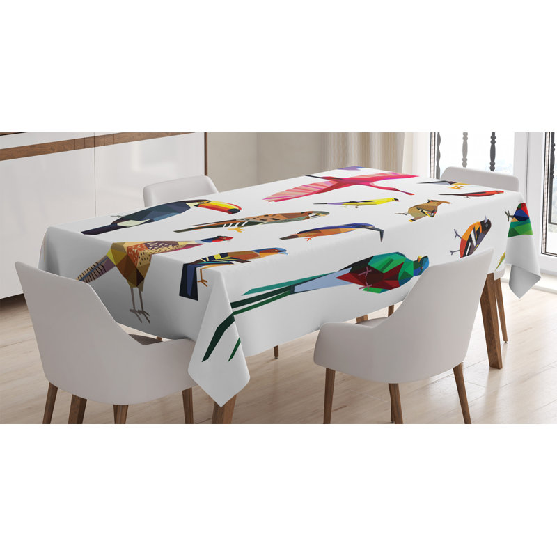Birds Tablecloth, 84" L x 60" W