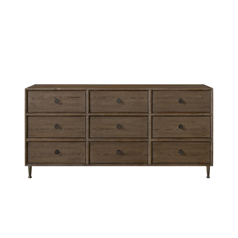Commode 9 tiroirs American White Oak
