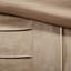 Literie en faux suède double beige - Édredon doux et confortable au cachet esthétique