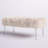 Faux Fur Upholstered Bench-1679959635
