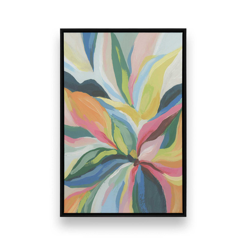 «Blossom Beacon I» par June Erica Vess, reproduction d'art sur toile, H 36 po x l 24 po, Noir