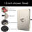 13'' High Pressure Rainfall Square 5 Spray Mode Showerhead With 16" Shower Head Extension Arm-124399404