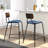 Buda Upholstered Counter Stool with Metal Frame-80858665-80858667-80858660