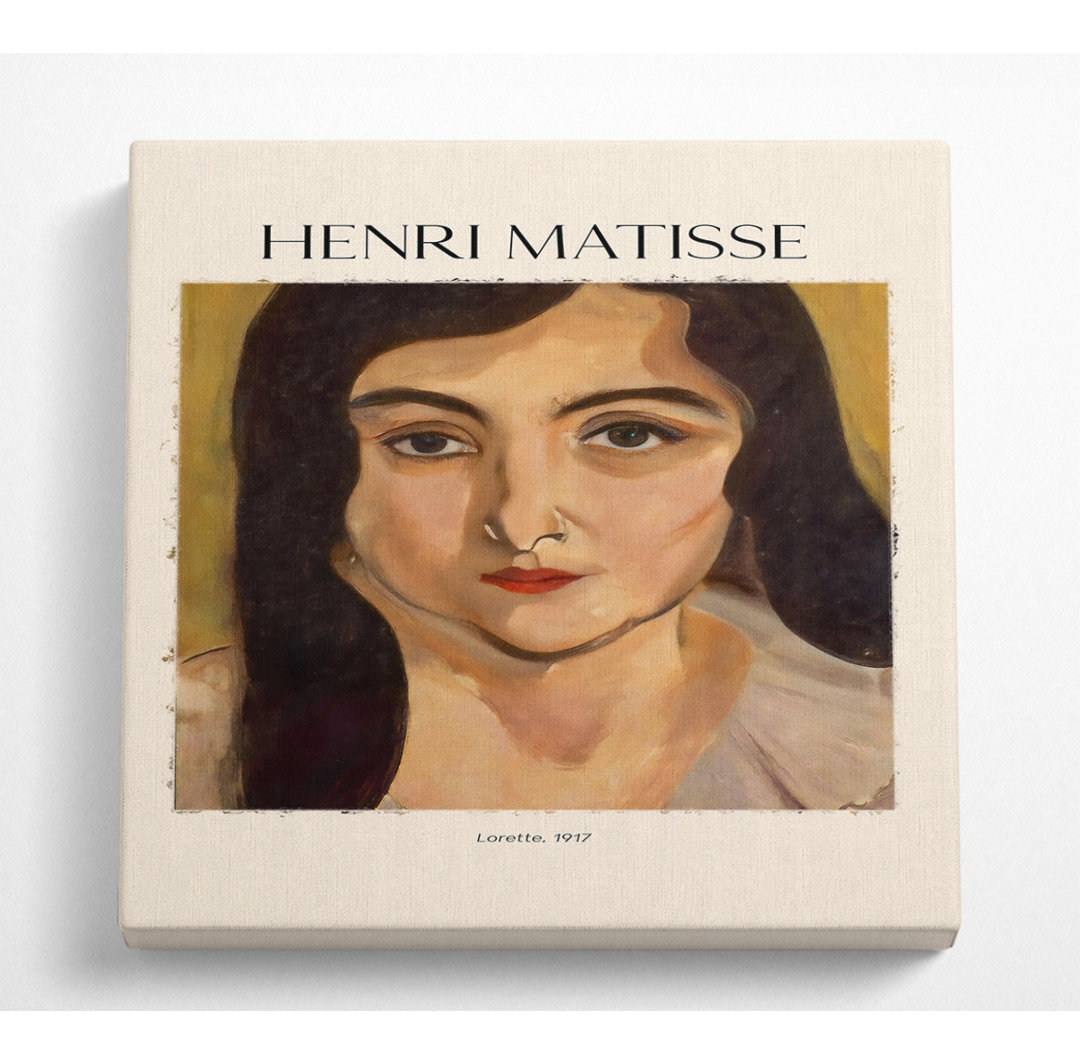 Juba Lorette, 1917 von Henri Matisse - Kunstdrucke auf Leinwand