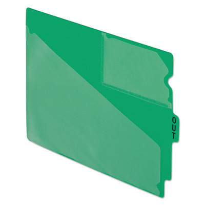 Pendaflex® Colored Vinyl Outguides With Center Tab PVC / Vinyl Flat Files Open