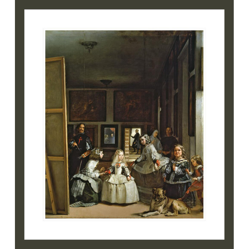 «Las Meninas» par Diego Velázquez, impression giclée encadrée, H 26,76 po x l 23,5 po