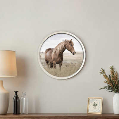 " Sepia Toned Horse Pasture "