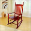 Chaise berçante en bois-843925806