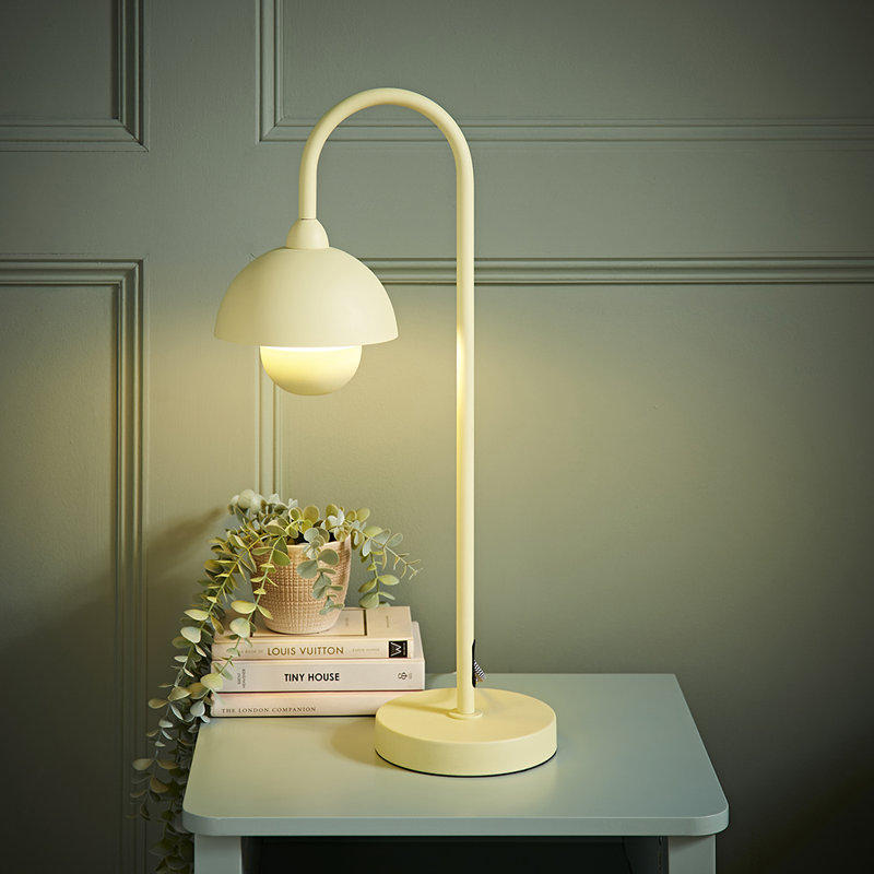 Stoiko Metal Arched Lamp, Yellow, Yellow