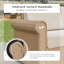 75.9Cm Wide Outdoor Wicker L-Shaped Patio Sofa with Cushions