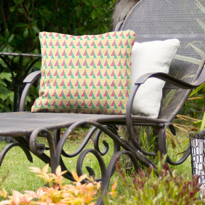 Shifted Arrows Indoor/Outdoor Throw Pillow