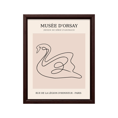 Picasso - One Line Swan Drawing