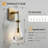 Light Luxury Raindrop Wall Sconce（2sets）