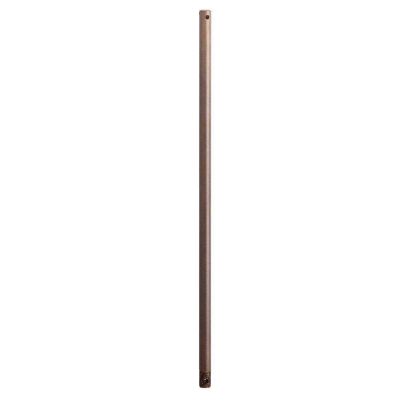 Wojtowicz Ceiling Fan Downrod, 72" H x 1" W x 0.75" D, Galvanized