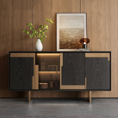 Italian minimalist  side  cabinet