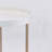 Mid-Century Lipped Edge Side Table with Copper Legs