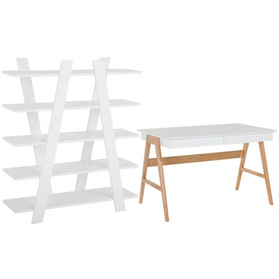 Laetyn Solid Wood Computer Desk
