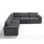 Canapé modulaire en lin 141,5 po Brinsley-692713989