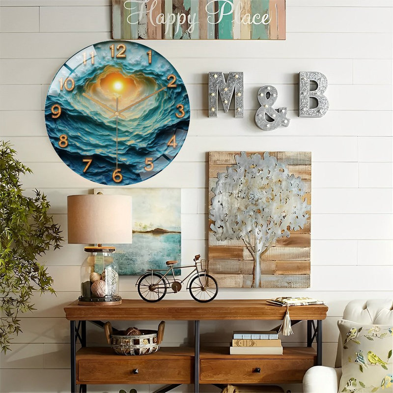 Horloge murale 12 po