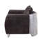 Fauteuil en cuir fleur de bain l 34 po Baina