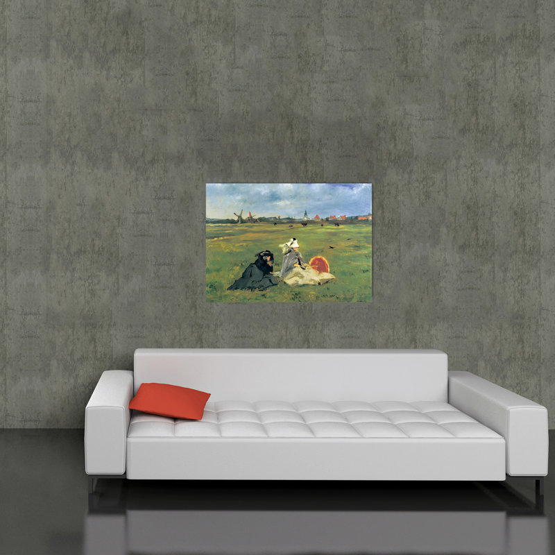 Edouard Manet - No Frame Print on Wood, 72cm H x 100cm W x 1.8cm D