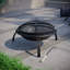 Abigaille Round Steel Smokeless Fire Pit-16783980