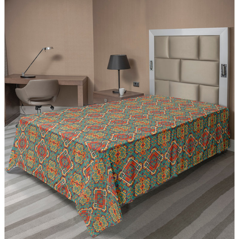 Drap Ambesonne Turquoise, Simple