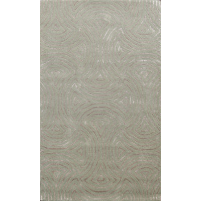 Tapis turquoise en laine/soie Touffeté à la main Pall