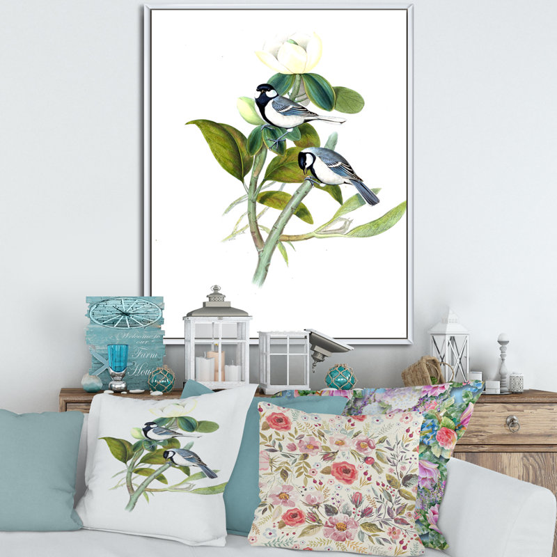 Vinage, campagne, animaux III - Impression sur toile, H 32 po x l 24 po x P 1 po, Cadre blanc