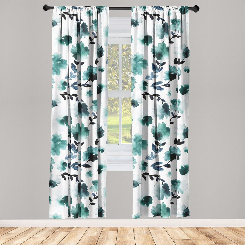 Millstream Semi Sheer Curtain Pair, 84" W x 56" L