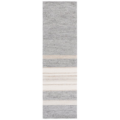Pine 802 Hand Tufted Wool/Cotton/Latex Abstract Rug in Beige/Ivory