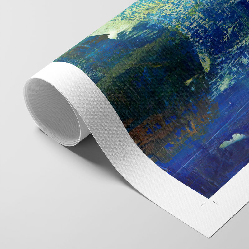 GeometricInCoolVI -Canvas Print Only - NOT FRAMED