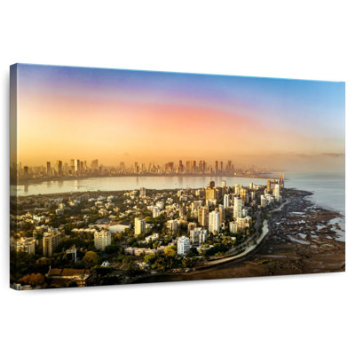 Ravi Mumbai City Skyline Aerial