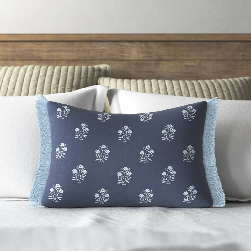 Leigha Floral Rectangular Lumbar Pillow