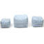 Hand Woven Metal Storage Bin Set