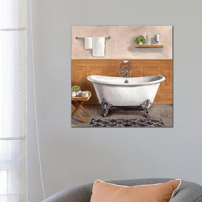 Serene Bath I by Bannarot - Wrapped Canvas Print
