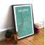 Memphis City Map - No Frame Print-1520971649