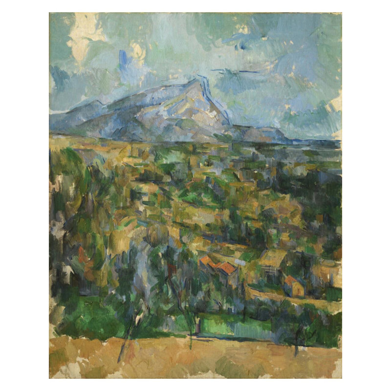 «Mont Sainte-Victoire», impression giclée par Paul Cézanne, H 40 po x l 32 po