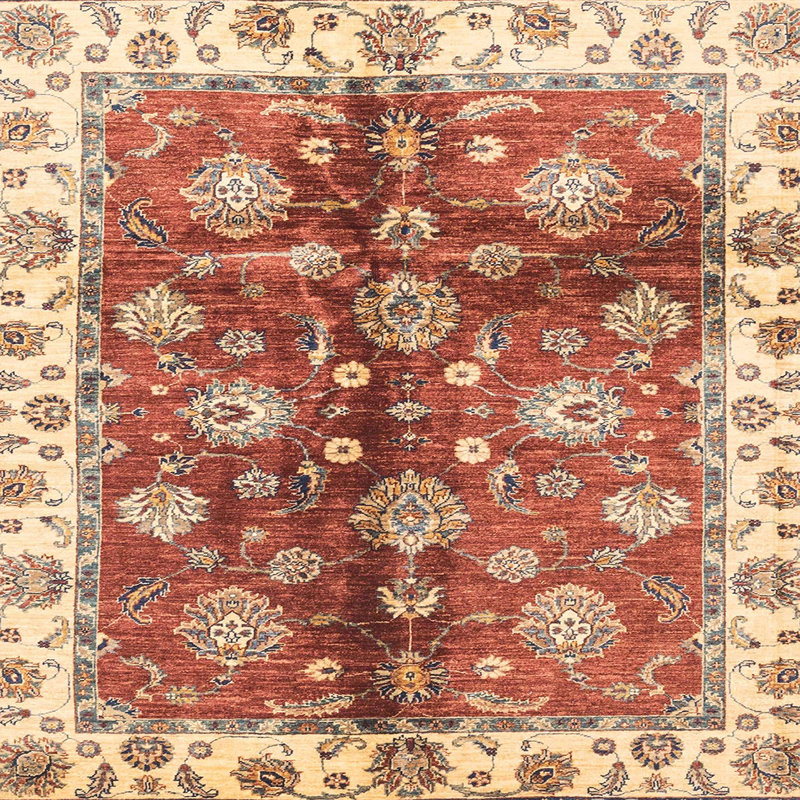 Abstract Indoor Rug, Square 8'