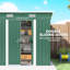 Remise de rangement extérieure, abri de jardin avec portes verrouillables, vert-125332611