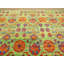 Tapis oriental moderne contemporain en soie noué à la main 9 x 12